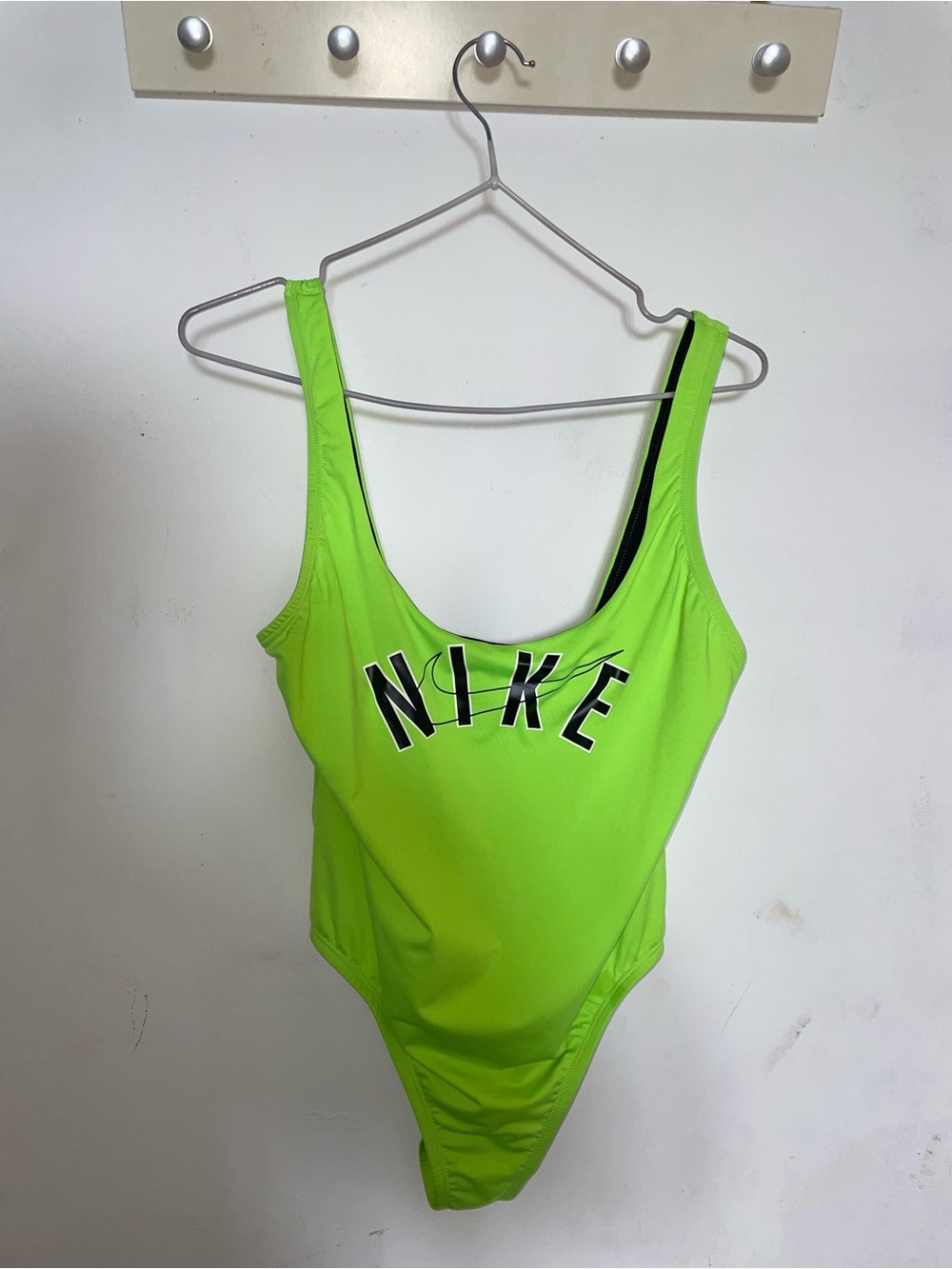 Nike Bright Neon Green One-Piece Swimsuit